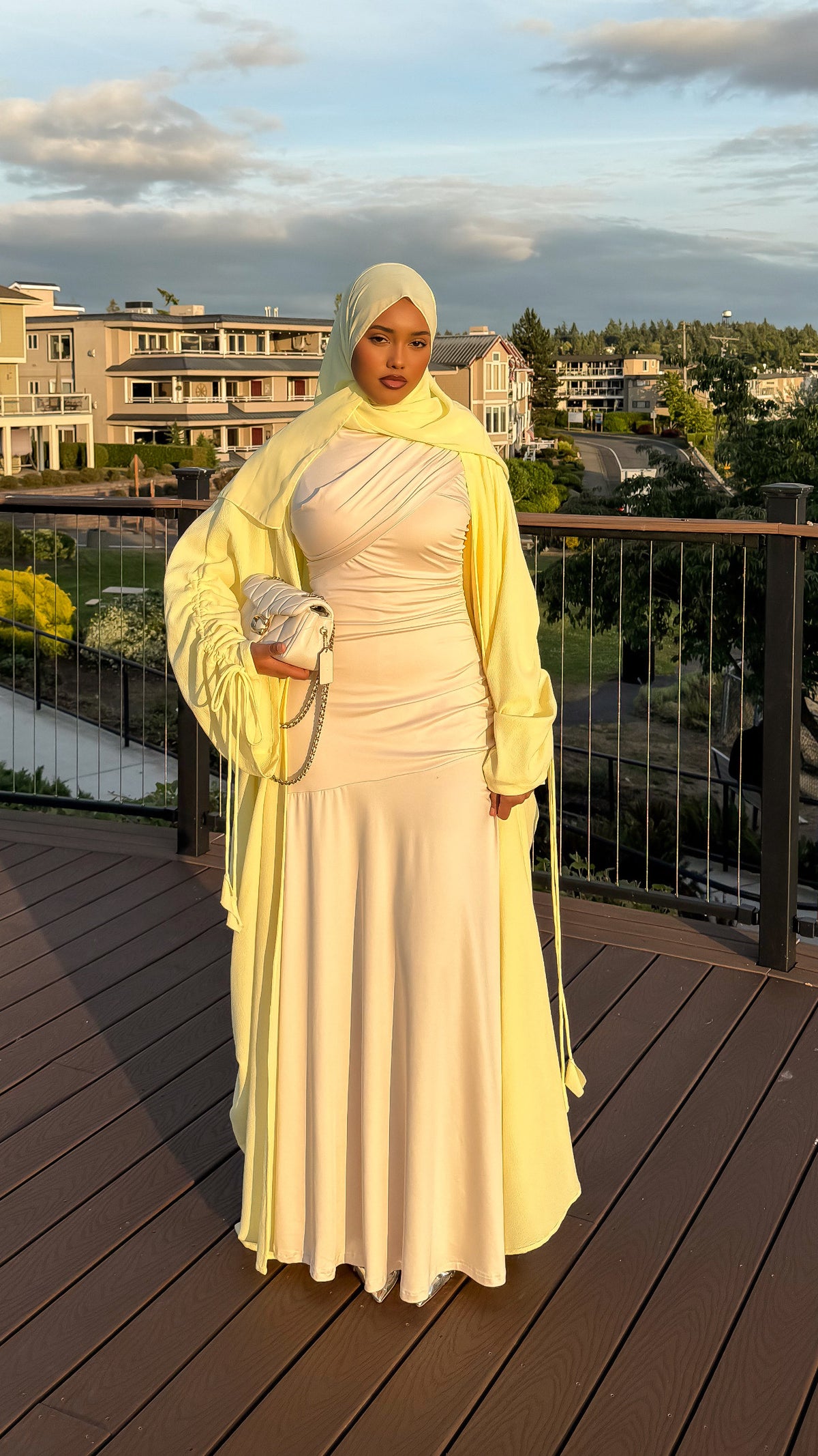 Lujain Abaya | Butter yellow