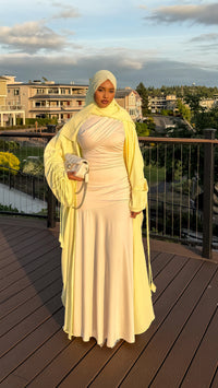 Lujain Abaya | Butter yellow