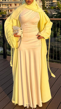 Lujain Abaya | Butter yellow