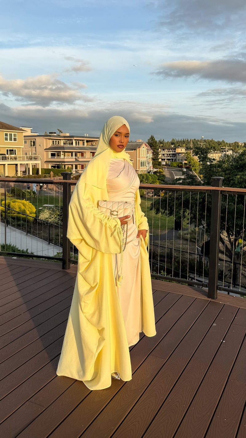 Lujain Abaya | Butter yellow